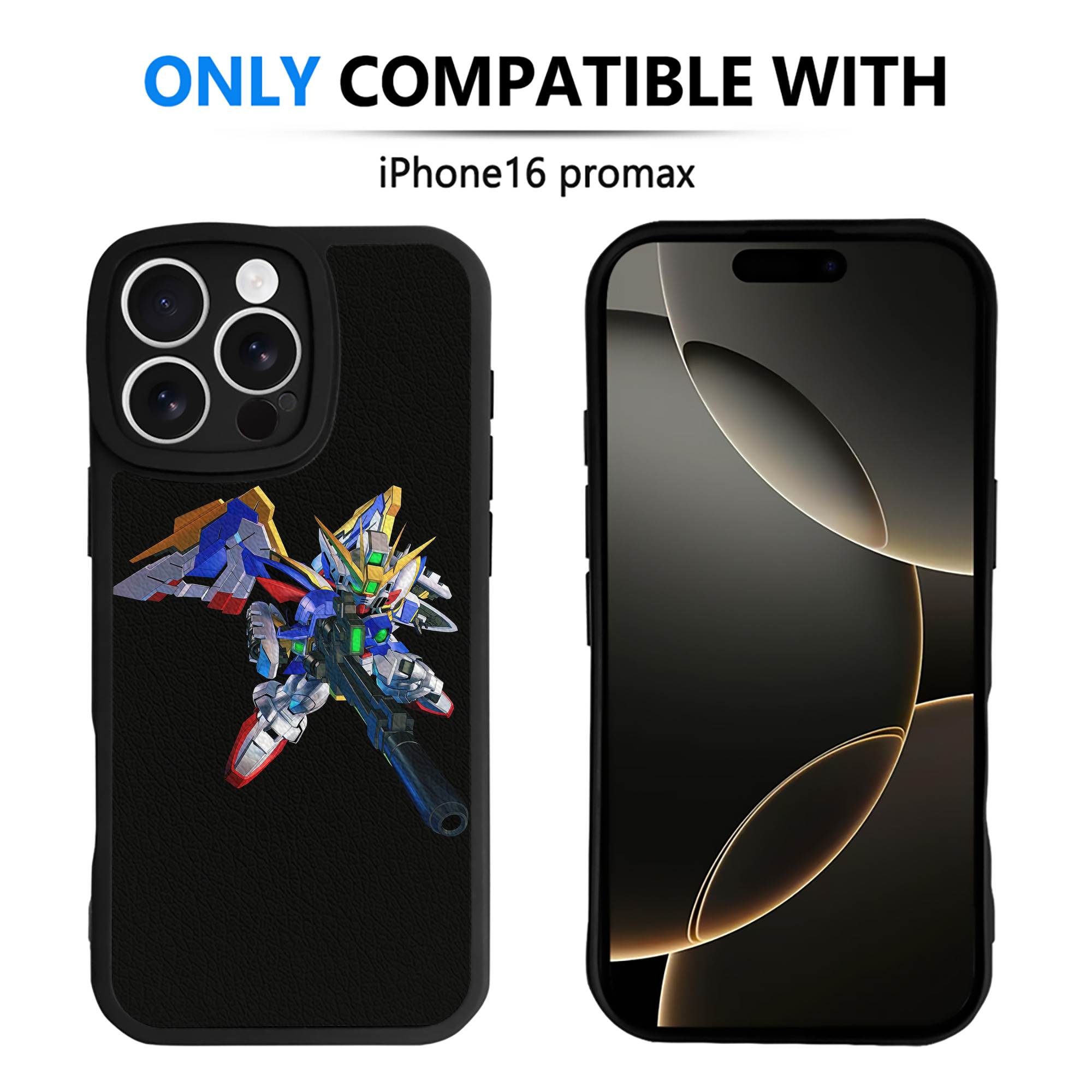 （画像用） 機動戦士ガンダム Mobile Suit Gundam 【iPhone 16シリーズ対応】シリコンスマホケース（レザー調） 材質：シリコン